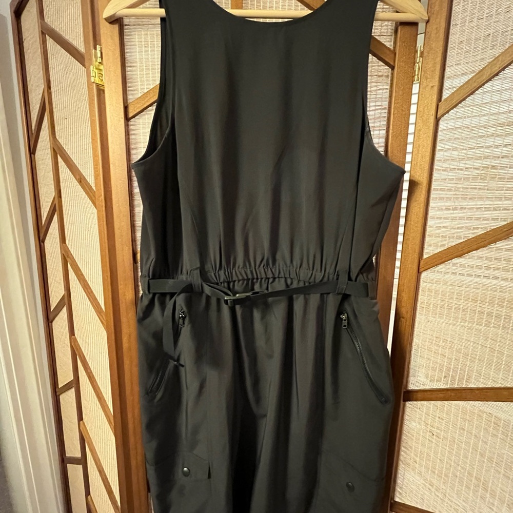 Patagonia Black Fleetwith Belted Dress